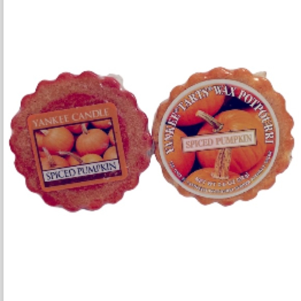 2 Yankee Candle Tarts SPICED PUMPKIN NEW 0.8 oz each